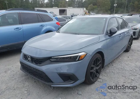 2024 Honda Civic Sport из США, поврежденный, VIN 19XFL2H86RE021916